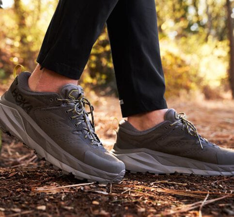 Hoka One One Trailsko Herre - Kaha Lav Gore-Tex - Grå - 378629YFM